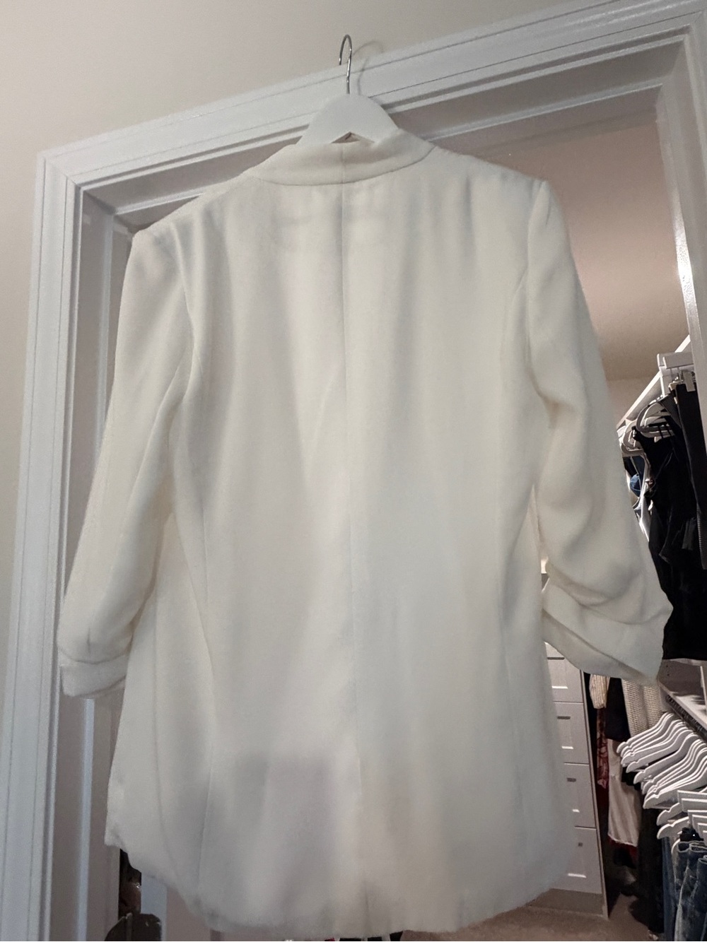 Mod Ref Ivory Open-Front Blazer - Picture 4 of 4